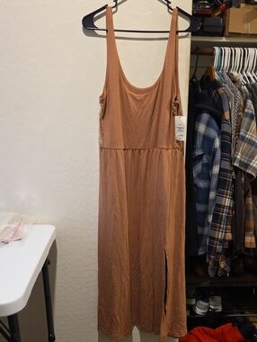 a new day Rust-Brown Knit Top